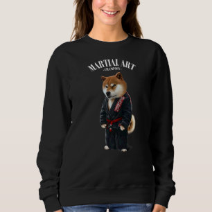 Sudadera Maestría En Judo Karate De Perro Shiba En Judogi N