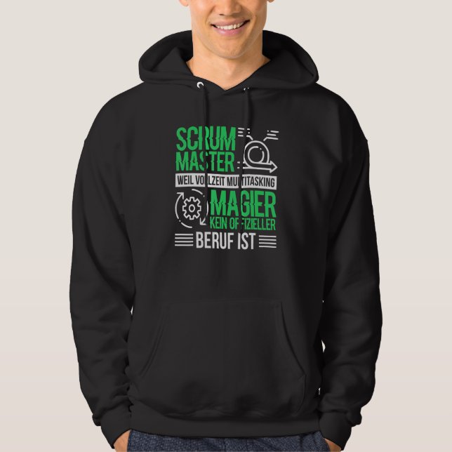 Sudadera Maestro Agile Scrum de los chefs de marionetas de  (Anverso)