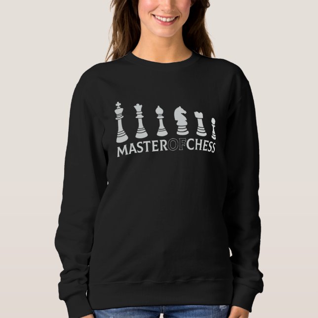 Sudadera Maestro de ajedrez jugador de ajedrez (Anverso)