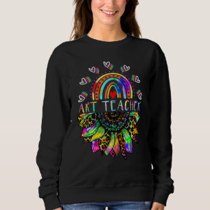 Sudadera Maestro de Arte Tie Dye Girasol Arcoíris De vuelta