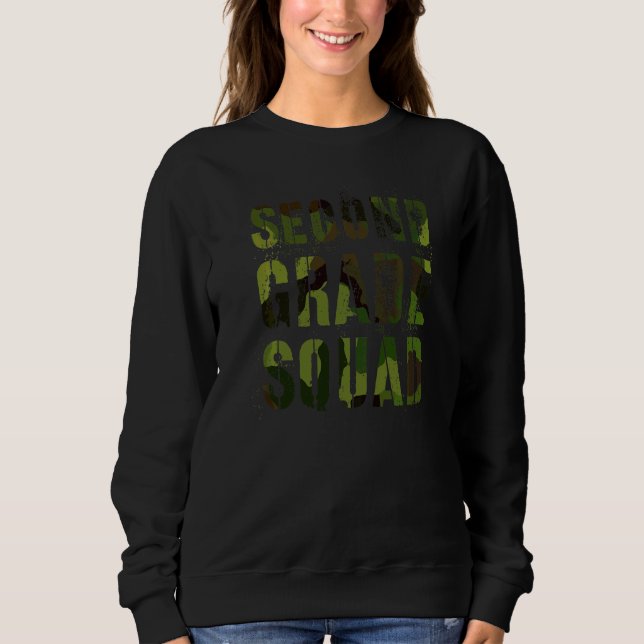 Sudadera Maestro de Camuflaje de Segundo Grado Equipo Hola  (Anverso)