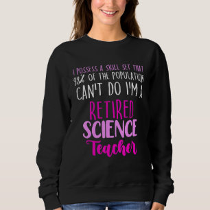 Sudadera Maestro de Ciencias Jubilado Jubilación Escolar 13