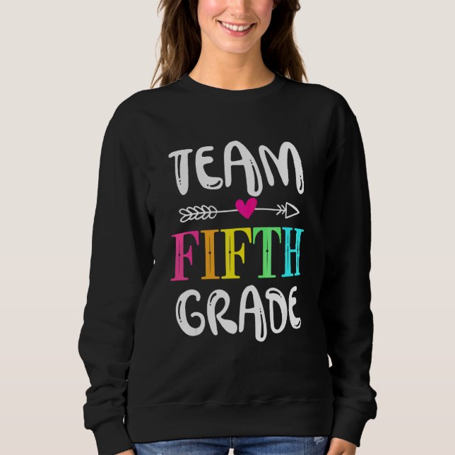 Sudadera Maestro de equipo de quinto grado  Quinto grado de (Anverso)