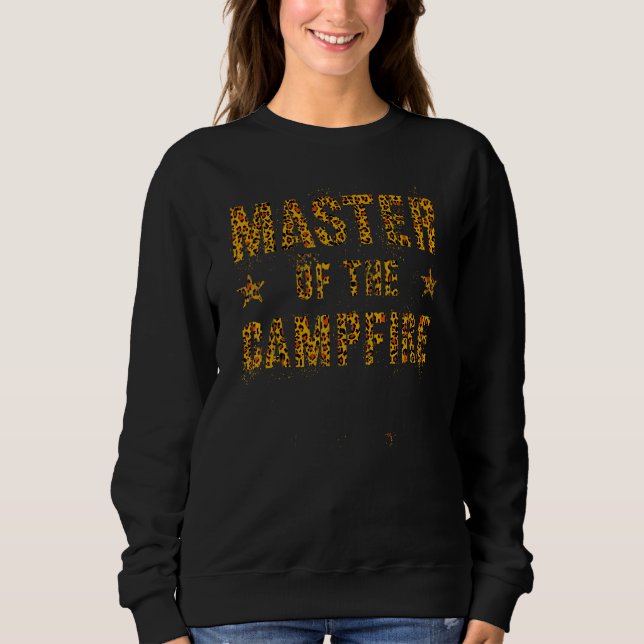 Sudadera Maestro De La Caminata De Senderismo De Leopardo D (Anverso)