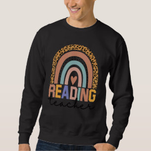 Sudadera Maestro de Lectura Estampado Leopardo Guepardo Boh
