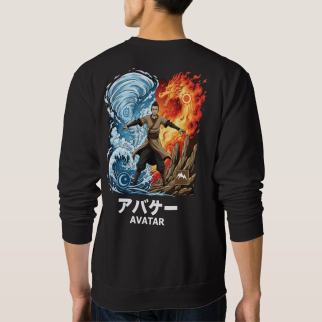 Sudadera Maestro de los Cuatro Elementos (Reverso)
