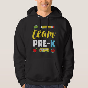 Sudadera Maestro de Pre-K Equipo Primer Día Preescolar Regr
