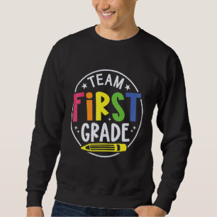 Sudadera Maestro de primer grado equipo estudiante de vuelt