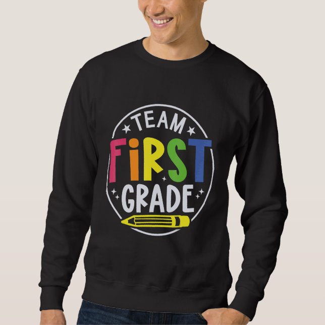 Sudadera Maestro de primer grado equipo estudiante de vuelt (Anverso)
