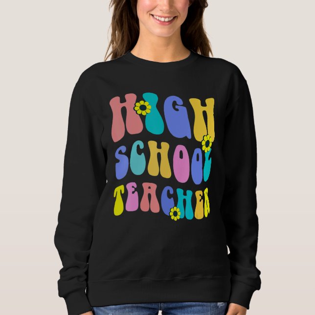 Sudadera Maestro de secundaria de regreso a la escuela colo (Anverso)