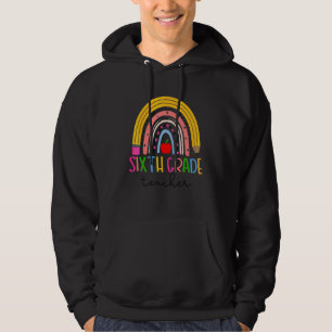 Sudadera Maestro de Sexto Grado Regreso a la Escuela Boho A