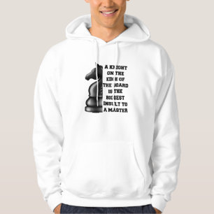 Sudadera Maestro de Wisdom de la estrategia de ajedrez de B