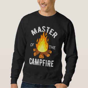 Sudadera Maestro Del Campfire Camping Adventure Fun Campe