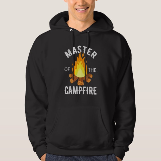 Sudadera Maestro Del Campfire Camping Adventure Fun Campe (Anverso)