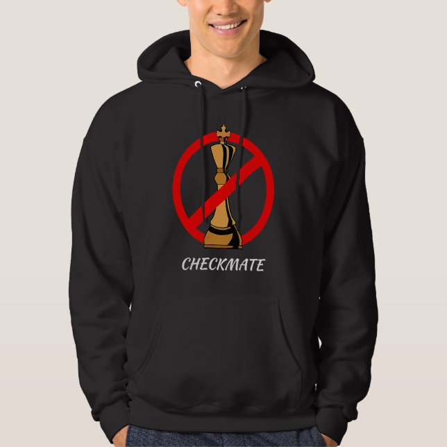 Sudadera Maestro Ninja de Ajedrez I Matt de Ajedrez I Jugad (Anverso)