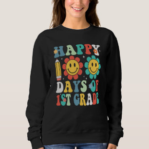 Sudadera Maestro Niños Groovy 100 Días Feliz 100º Día De 1s
