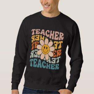 Sudadera Maestro Retro Colorido Maestro de Escuela Primaria