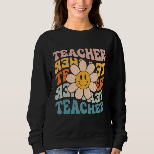 Sudadera Maestro Retro Colorido Maestro de Escuela Primaria