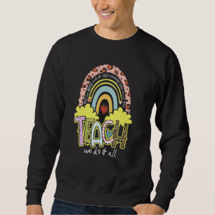 Sudadera Maestros Lo Hacemos Todo El Maestro Boho Rainbow L