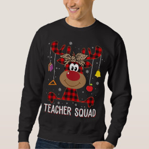 Sudadera Maestros Navidades del Escuadrón de Renos divertid
