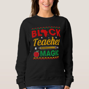 Sudadera Maestros negros Magia Orgullosos Hombres del Mes d