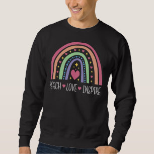 Sudadera Maestros y profesores de arcoiris positivos en su