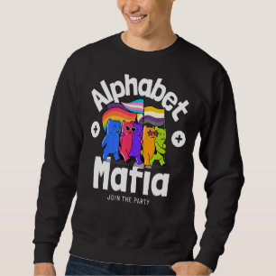 Sudadera Mafia alfabeta Orgullo de Lgbtq suena gay en F