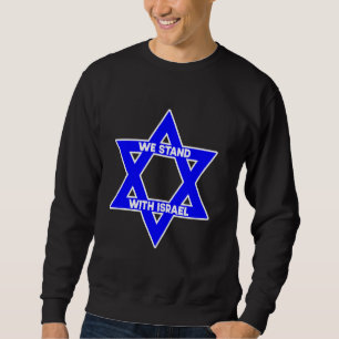 Sudadera Magen David con Israel - Apoye a Je