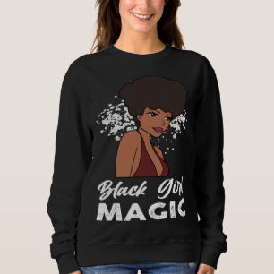 Sudadera Magia de Chica Negra Orgullo de Melanina Africana