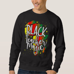Sudadera Magia de Maestra Negra Mes de la Historia Afro Afr