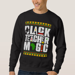 Sudadera Magia de Profesora Negra Melanina Profesora Histor