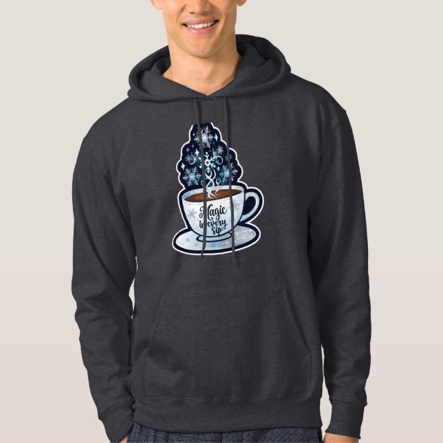 Sudadera Magia en cada sip "café" 1 (Anverso)