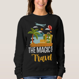 Sudadera Magic Of Travel Wanderlust Blogger Adventure Trave