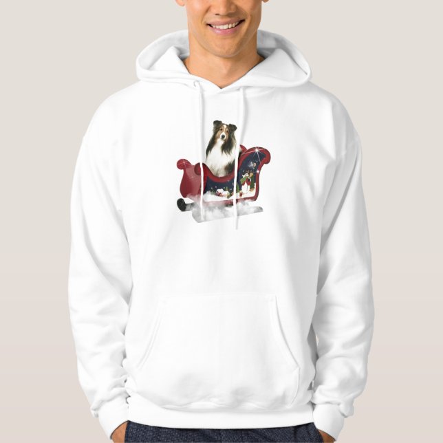 Sudadera Magic Sleigh Sheltie (Anverso)