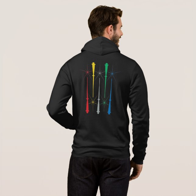 Sudadera Magic Wands Unisex Zip Hoodie (Reverso completo)