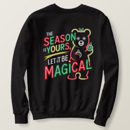 Sudadera Magical Christmas Bear Festive Holiday Pullover