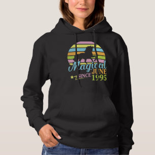Sudadera Magico desde junio de 1995 Feliz cumpleaños Unicor