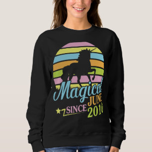 Sudadera Magico desde junio de 2010 Feliz cumpleaños Unicor