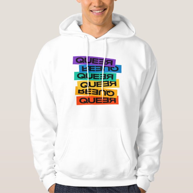 Sudadera Magnate de coches. LGTB+Orgullo. Raro. (Anverso)