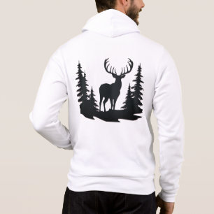 Sudadera Magnífico Buck Entre Pinos