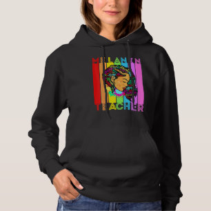 Sudadera Magnífico Chica Negro Magic Melanin Poppin School