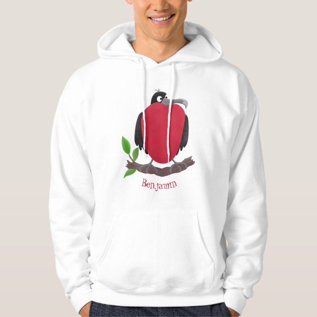 Sudadera Magnífico personalizado de pájaro fragata (Anverso)