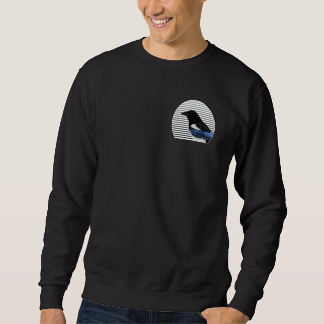 Sudadera Magpie Bird Birder Bird Birdwatcher Animal Biologi (Anverso)