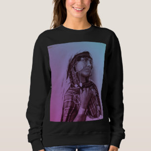 Sudadera Magreb azul rosa Mujer Chica tradicional tunecina