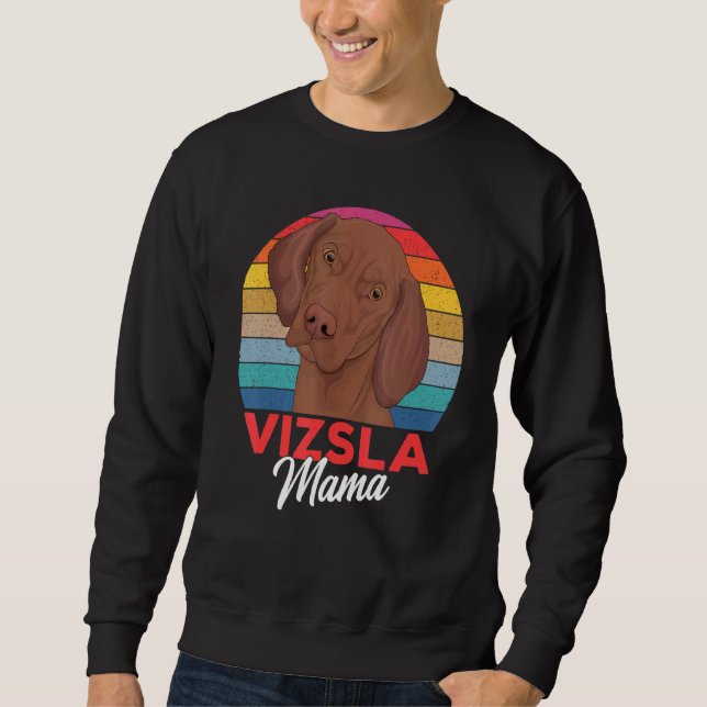 Sudadera Magyar Vizsla Mama Dog Mom Chicas (Anverso)