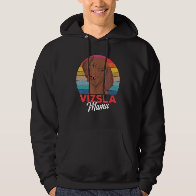 Sudadera Magyar Vizsla Mama Dog Mom Chicas (Anverso)