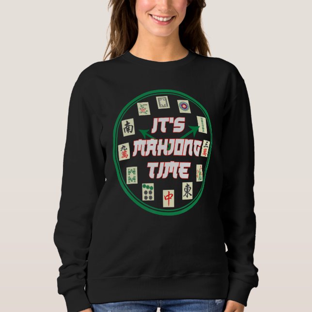 Sudadera Mahjong Chinese O Mahjong Player (Anverso)