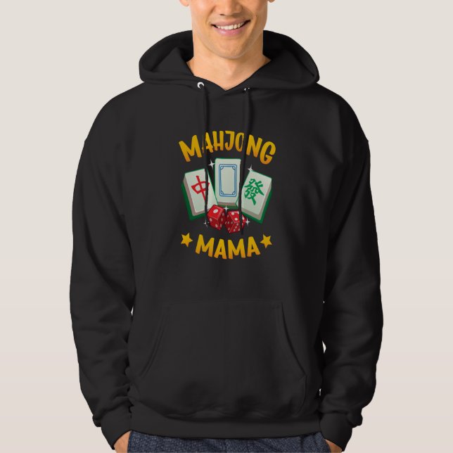 Sudadera Mahjong Mama Mah Jonng Tiles and Dice Women (Anverso)