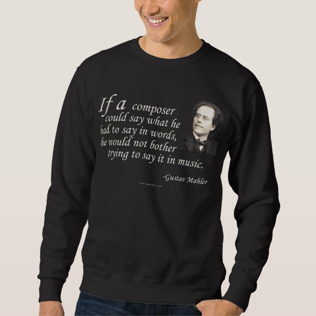 Sudadera Mahler en componer (Anverso)