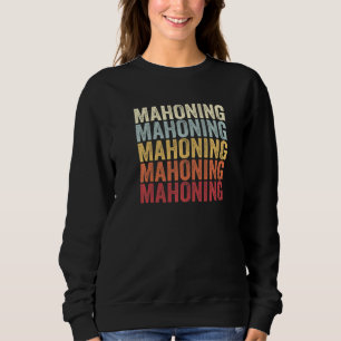 Sudadera Mahoning Pensilvania Mahoning PA Retro Antiguo Te